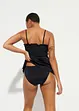 Bandeau tankini med vaflet topp (2-delt sett), bonprix
