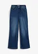 Wide Leg-jeans High Waist, økologisk bomull, bonprix