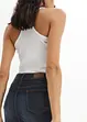 Jeansskjørt med stretch, bonprix