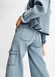 Cargojeans Mid Waist, Wide Leg, bonprix