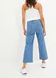 Wide Leg-jeans Mid Waist, Cropped, bonprix