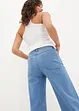 Wide Leg-jeans Mid Waist, Cropped, bonprix