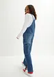 Jeans-snekkerbukse til barn, Wide Leg, bonprix