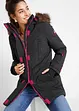 Vattert parkas i vannavvisende materiale, bonprix