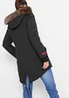 Vattert parkas i vannavvisende materiale, bonprix