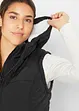Vattert vest med teddyfôr, bonprix