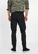 Slim Fit pull on-bukse med stretch og cargolommer, Straight, bonprix
