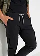 Slim Fit pull on-bukse med stretch og cargolommer, Straight, bonprix