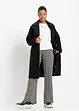 Oversized, ribbestrikket genser i viskosemiks, bonprix