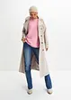 Oversized, ribbestrikket genser i viskosemiks, bonprix