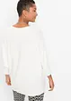 Oversized, ribbestrikket genser i viskosemiks, bonprix