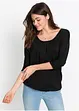 Oversized topp av viskosemiks, bonprix