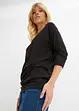 Oversized topp i lett viskose, bonprix