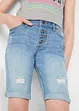 Denimshorts med stretch Mid Waist, bonprix