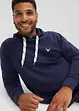 Sweatshirt med hette av ren økologisk bomull, bonprix