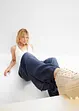 Wide Leg-bukse i lett lyocell, bonprix