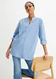 Lang bluse med ermer som kan brettes opp, bonprix