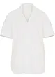 Ledig, oversized bluse i lett linmiks, bonprix