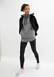 Joggedress med lang sweatshirt og leggings (2-delt sett), bonprix