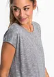 Lang topp med avrundet fald, bonprix