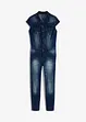 Denim jumpsuit med knapper, RAINBOW