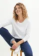 Essential, langermet topp med rund hals, seamless, bonprix PREMIUM