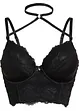 Longline-BH med bøyle og dekorativt choker-element, BODYFLIRT