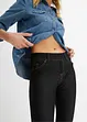 Leggings i denimlook med glidelås, bonprix