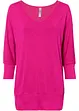 Oversized topp i lett viskose, bonprix