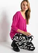 Oversized topp i lett viskose, bonprix