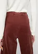Vid culotte i stretch-cord med High Waist-komfortlinning, 7/8-lengde, bonprix