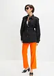 High Waist-bukse i lin-/viskosemiks, bonprix