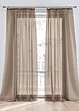 Gardin av lett voile (2-pack), bonprix