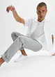 Regular Fit pull on-bukse med stretch, Straight, bonprix