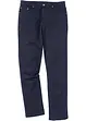 Classic Fit-bukse med stretch i 100% bomull, Straight, bonprix
