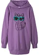 Oversized sweatkjole i økologisk bomull til barn, bonprix