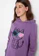 Oversized sweatkjole i økologisk bomull til barn, bonprix