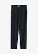 High Waist-bukse i lin-viskosemiks med kortere benlengde, bonprix