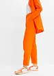 High Waist-bukse i lin-viskosemiks med kortere benlengde, bonprix