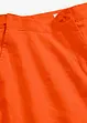 High Waist-bukse i lin-viskosemiks med kortere benlengde, bonprix