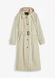 Mellomlang kåpe i trenchcoat-look med avtagbar hette, bonprix