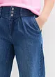 Wide Leg-jeans, High Waist, komfortlinning, bonprix