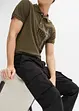 Loose Fit pull on-cargobukse, Straight, bonprix
