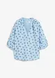 Oversized bluse i lett musselin, bonprix