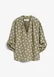 Oversized bluse i lett musselin, bonprix