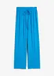 Crinkle-bukse med vide ben og High Waist-komfortlinning, bonprix