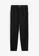 Bukse av bomull-/linmiks, High Waist, bonprix