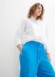 Crinkle-bukse med vide ben og High Waist-komfortlinning, bonprix