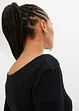 Off shoulder-topp i viskosemiks, bonprix