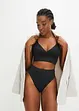 Highwaist-stringtruse med glanseffekt (2-pack), bonprix